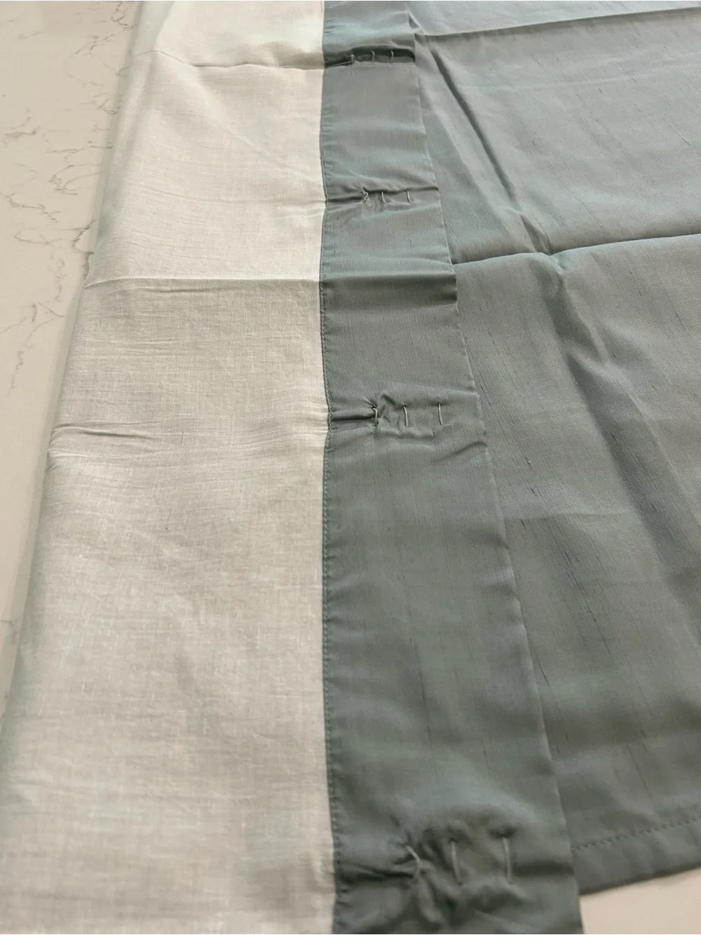 Pottery Barn Solid Sage Green Curtain Panels